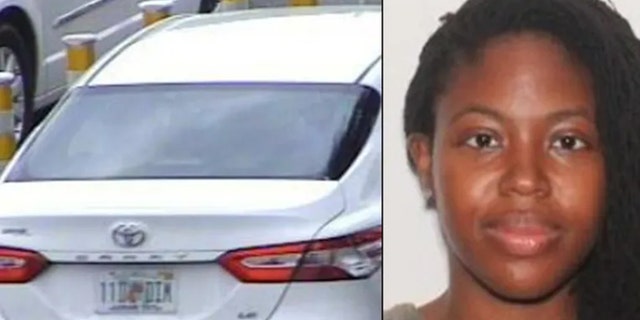 Photos of Jacqueline Shivers and the car she is believed to be driving. 