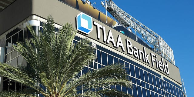 An exterior view of TIAA Bank Field prior to the start of the game between the Tennessee Titans and the Jaguars on Sept. 23, 2018 in Jacksonville, Florida.