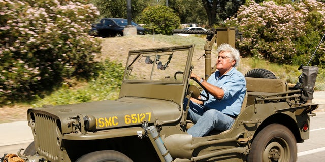 Jay Leno drove a USMC Jeep for his show, "Jay Leno's Garage." 