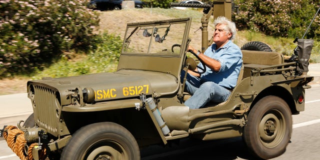 Jay Leno drove a USMC Jeep for his show, "Jay Leno's Garage." 