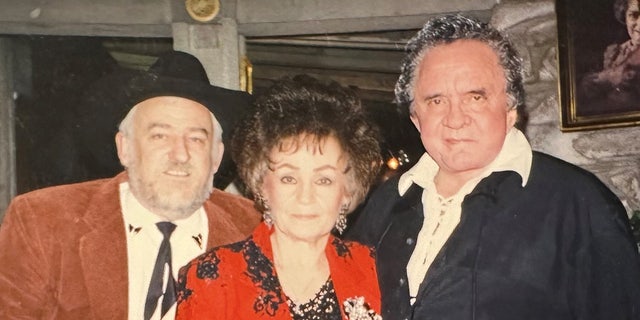 Joanne Cash said she and her brother Johnny Cash, right, faced their personal struggles, but found salvation in Christ.