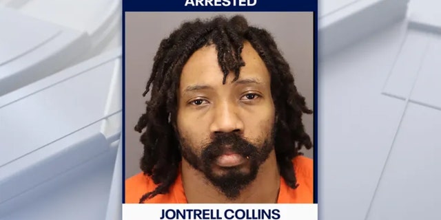 Booking photo of Jontrell Collins, accused of killing his mother.