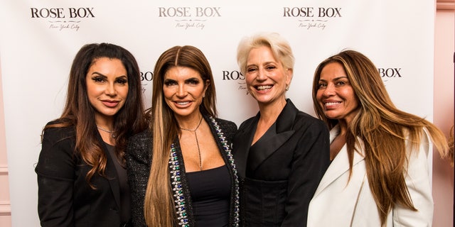 Teresa Giudice hosted an event with Rose Box New York City to kick off the holiday season. "Real Housewives of New Jersey" stars came to support her, including Jennifer Aydin, Dorinda Medley and Dolores Catania.