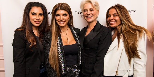 Teresa Giudice hosted an event with Rose Box New York City to kick off the holiday season. "Real Housewives of New Jersey" stars came to support her, including Jennifer Aydin, Dorinda Medley and Dolores Catania.