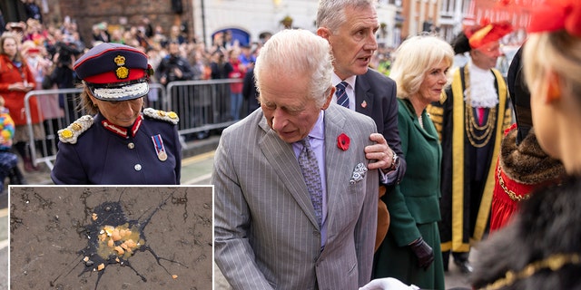 King Charles and Queen Camilla were greeted with eggs in York. 