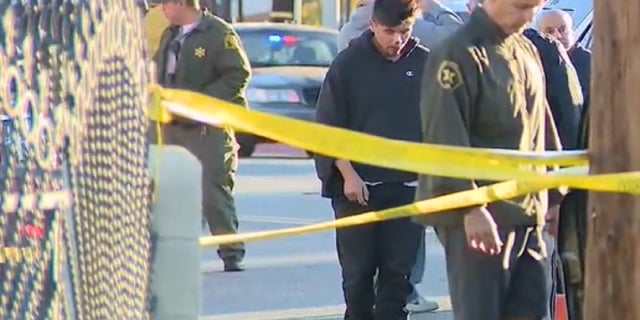Nicholas Gutierrez performing a field sobriety test, Nov. 16, 2022.