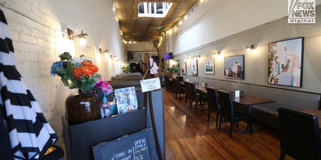 Interior views of the Mad Greek restaurant in downtown Moscow, Idaho, on Thursday, Nov. 17, 2022. Two of the victims, of Sunday's quadruple murder, 21-year-old Madison Mogen and 20-year-old Xana Kernodle, were servers at the Mad Greek.