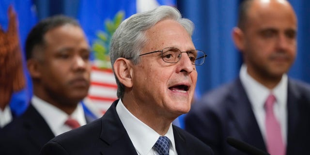 Attorney General Merrick Garland announces Jack Smith as special counsel to oversee the investigation of former President Donald Trump at the Justice Department in Washington, D.C., on Nov. 18, 2022.
