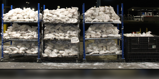 Customs and Border Protection officers seized over $18.6 million in meth at the World Trade Bridge at the Laredo port of entry in Texas. 