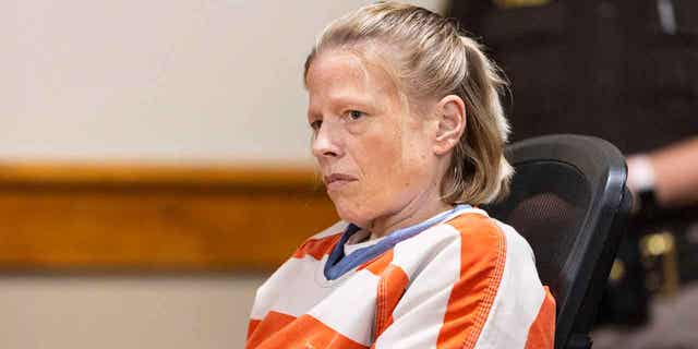 Mandy Benn appears for her preliminary examination on charges of second-degree murder at Ionia County Courthouse in Michigan on Nov. 10, 2022. Benn will stand trial after striking five bicyclists with her vehicle, killing two, while she was intoxicated.   