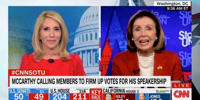 Nancy Pelosi joins CNN's "State of the Union" on Sunday.