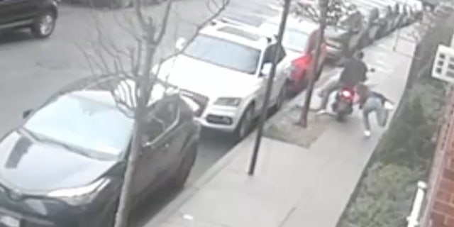 A pair of alleged New York City robbers tried to snatch a 12-year-old girls necklace and ended up dragging her 10 feet, police said. The men are suspected in six similar thefts.