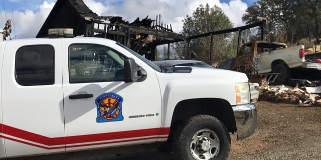 The Penn Valley Fire Protection District outside the California home