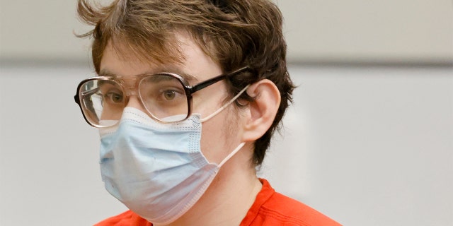 Marjory Stoneman Douglas High School shooter Nikolas Cruz sits at the defense table during his sentencing hearing at the Broward County Courthouse in Fort Lauderdale, Fla. on Tuesday, Nov. 1, 2022. 