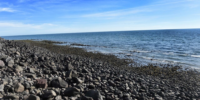 A partial view of the beach at Puerto Peñasco in the state of Sonora, Mexico.