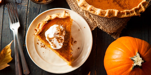 Pumpkin pie is a classic Thanksgiving desert popular in Florida, Kansas, Montana, Nebraska, and New Mexico.