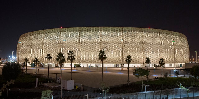 Al Thumama Stadium in Doha, Qatar, is one of the host venues for the 2022 World Cup.