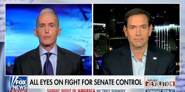 Senator Marco Rubio appeared on "Sunday night in America."