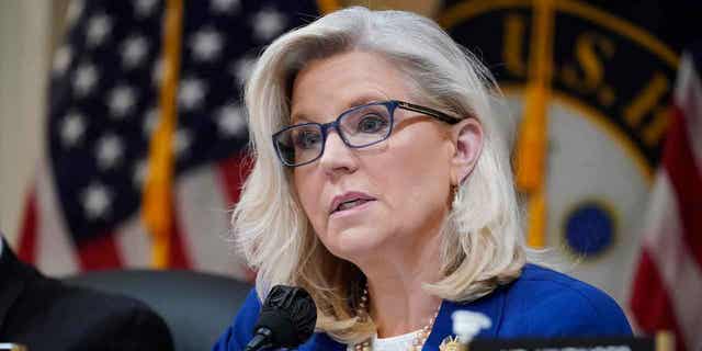 Vice Chair Liz Cheney, R-Wyo., speaks as the House select committee investigating the Jan. 6 attack on the U.S. Capitol, holds a hearing on Capitol Hill in Washington, Oct. 13, 2022. (AP Photo/J. Scott Applewhite, File)