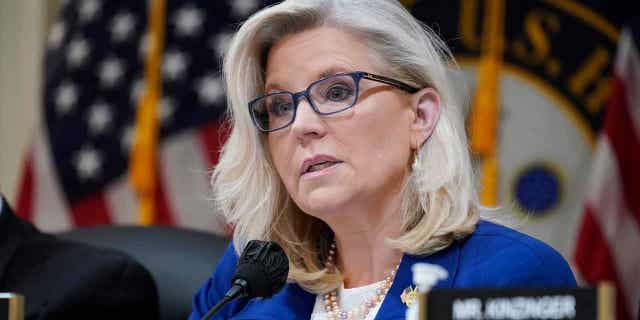 Vice Chair Liz Cheney, R-Wyo., speaks as the House select committee investigating the Jan. 6 attack on the U.S. Capitol, holds a hearing on Capitol Hill in Washington, Oct. 13, 2022. (AP Photo/J. Scott Applewhite, File)