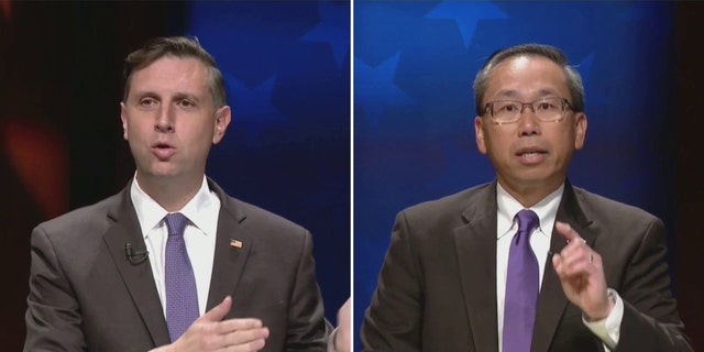 Rhode Island Democratic House candidate Seth Magaziner and Republican Allan Fung faced off over Social Security in an NBC 10 WJAR debate Thursday.