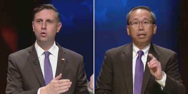 Rhode Island Democratic House candidate Seth Magaziner and Republican Allan Fung faced off over Social Security in an NBC 10 WJAR debate Thursday.