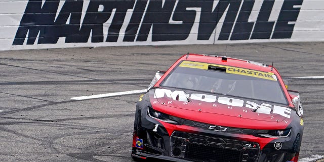 El piloto de la NASCAR Cup Series Ross Chastain durante la Xfinity 500 en Martinsville Speedway el 30 de octubre de 2022.