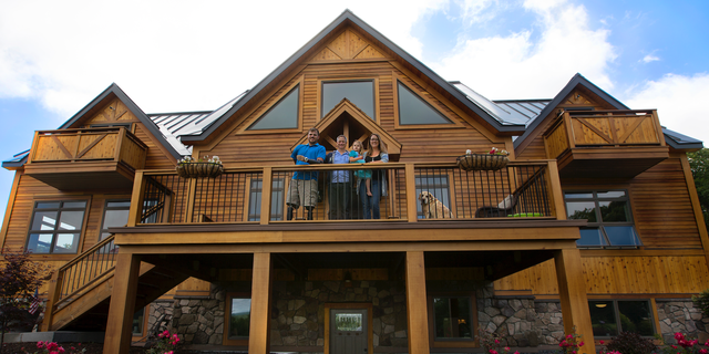 The Gary Sinise Foundation built a smart home for Travis Mills in 2014 in Maine.