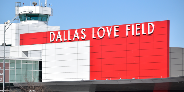 Dallas Love Field Airport, where the father overdosed soon after his sons arrived with fentanyl that their mother concealed in luggage. 