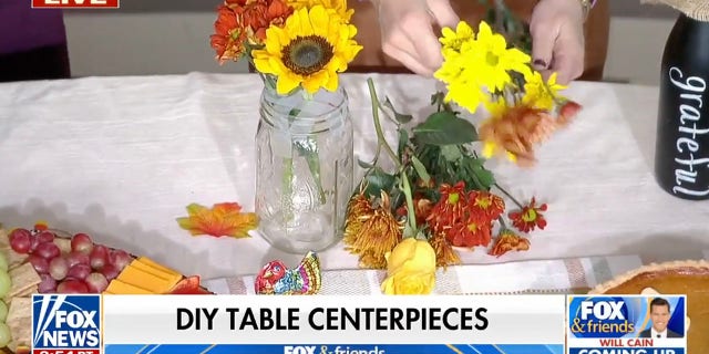 Suss said making your own centerpieces can also save money this season. 
