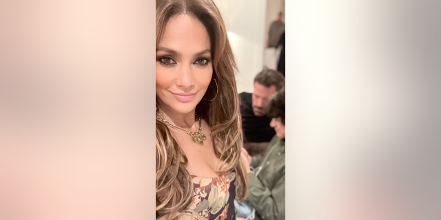 Jennifer Lopez, left, and Ben Affleck celebrated their first Thanksgiving together as husband and wife.