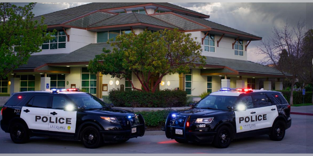 Livermore Police Department cruisers.