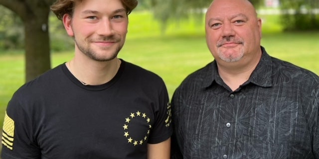 Father-son duo Shane and Justis Henderson founded Metal Art of Wisconsin after one of their patriotic designs went viral on social media.