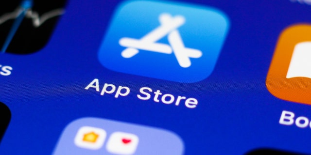 App Store icon displayed connected  a telephone  surface  is seen successful  this illustration photograph  taken successful  Krakow, Poland, connected  July 18, 2021.