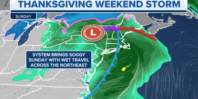 The Thanksgiving weekend storm in the Northeast, Mid-Atlantic