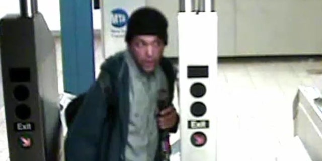 The NYPD are looking for this man in connection with an assault inside of the "E" train subway platform at Chambers Street