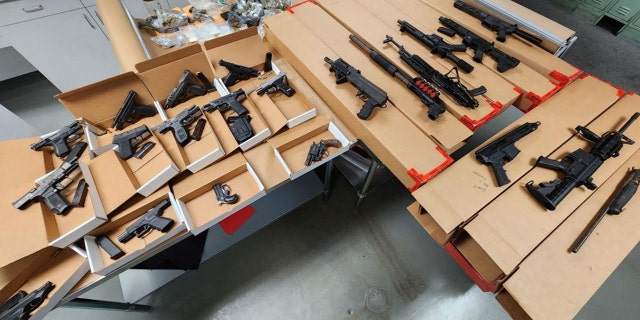 Guns, drugs recovered after Tampa police executed a search warrant during a drug investigation.