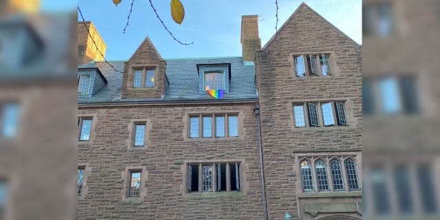 A school official at Trinity College physically took down two students' American flags from outside their dorm while allowing other flags, such as the LGBT and trans flags, to remain up.