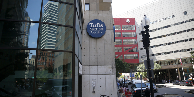 The exterior of Tufts Medical Center in Boston July 10, 2017. 