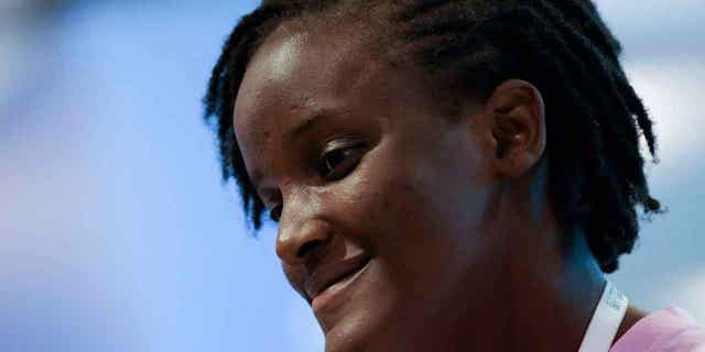 Ugandan climate activist Vanessa Nakate participates in an event with youth activists of developed countries at the COP27 U.N. Climate Summit on Nov. 14, 2022, in Sharm el-Sheikh, Egypt.