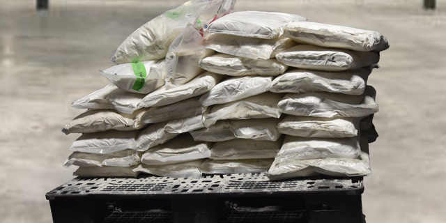 655.65 pounds of alleged methamphetamine found by U.S. Customs and Border Protection with an estimated street value of $5,861,159.