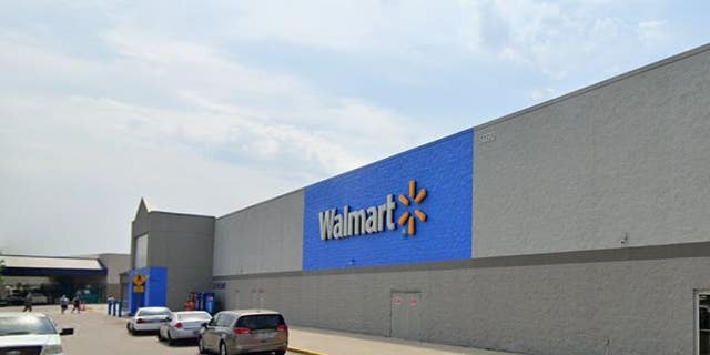 A Lumberton, North Carolina Walmart where someone was shot Friday. The big box retail giant has seen two shootings in separate locations in a span of just a few days this week. 