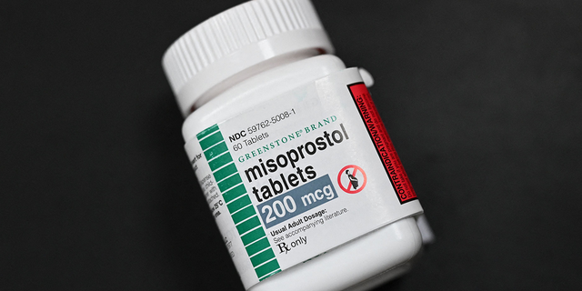 Misoprostol, one of the two drugs used in a medical abortion, is on display June 17, 2022 at the Women's Reproductive Clinic in Santa Teresa, New Mexico, which provides legal medical abortion services.  Mifepristone is taken first to stop pregnancy, followed by misoprostol to induce bleeding.