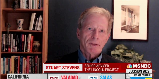 Lincoln Project adviser Stuart Stevens appeared on MSNBC's "Alex Wagner Tonight."