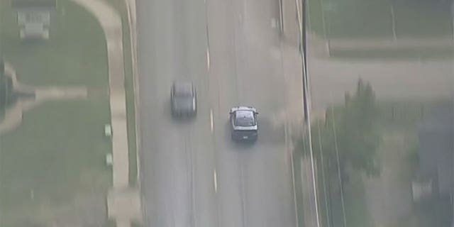 The car chase, which started in Rockwall, rode through neighborhoods in Oak Cliff, before Andy got out of the Charger on Hampton Road with the baby and jumped in the Jeep SUV.