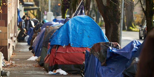 Portland homeless camps