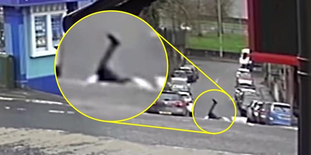 Hold my beer: Bar owner sprints after runaway keg barrels in hilarious video The bar owner takes a tumble as he tries to catch both barrels.