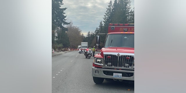 Investigators believe a white car struck Jackson's motorcycle while he was traveling down the 500 block of Bellevue Way Southeast in Bellevue, Washington, early Monday.