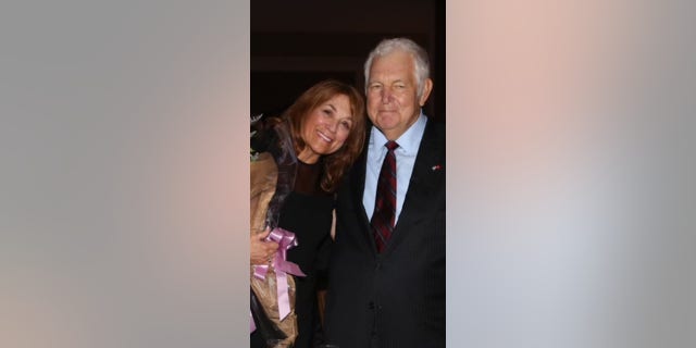 The Bennetts are shown during a Family Research Council dinner. Bill Bennett said of his wife's work in Washington, D.C., among students of all ages,