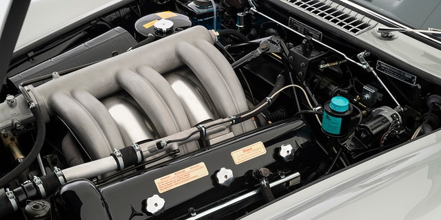 The 300 SL is powered by a 3.0-liter straight-six-cylinder engine.